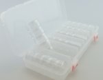 Doosje met 6 stackable jars, groot (1 set)