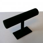 Armband standaard, liggend, velours, zwart, 1 rol Armband standaard, liggend, velours, zwart, 1 rol
