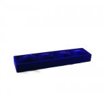 Displaydoos voor armbanden/horloges, velours, donkerblauw, 4 kussentjes Displaydoos voor armbanden/horloges, velours, donkerblauw, 4 kussentjes