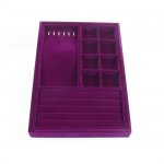 Combinatie displaydoos, velours, amethyst Combinatie displaydoos, velours, amethyst