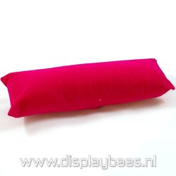 Sieradenkussentje, velours, fuchsia