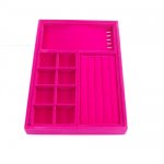Combinatie displaydoos, velours, roze Combinatie displaydoos, velours, roze