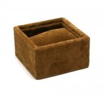 Displaydoos voor armbanden/horloges, velours, bruin, 1 kussentje Displaydoos voor armbanden/horloges, velours, bruin, 1 kussentje