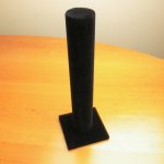Armband standaard, staand, velours, zwart, 1 rol Armband standaard, staand, velours, zwart, 1 rol