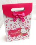 Cadeautasje, roze, Hello Kitty, strikje, 38-2 (1 st.)