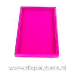 Presentatiedisplay, velours, roze