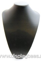 Buste, PU leer, zwart, 34x21 cm (1 st.)