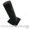 Armband standaard, schuin, velours, zwart, 1 rol (1 st.)