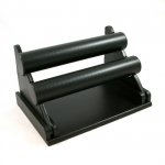 Armband display, liggend, PU leer, zwart, 2 rollen Armband display, liggend, PU leer, zwart, 2 rollen