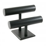 Armband display, achterelkaar, PU leer, zwart, 2 rollen Armband display, achterelkaar, PU leer, zwart, 2 rollen