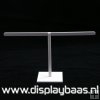 Oorbeldisplay, plexi, wit, 12 paar oorbellen