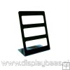 Oorbeldisplay, plexi, zwart, 15 paar oorbellen