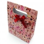 Cadeautasje, roze, beertjes, strik, 37-3 (1 st.) Cadeautasje, roze, beertjes, strik, 37-3 (1 st.)