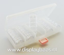 Doosje met 5 stackable jars, klein (1 set)