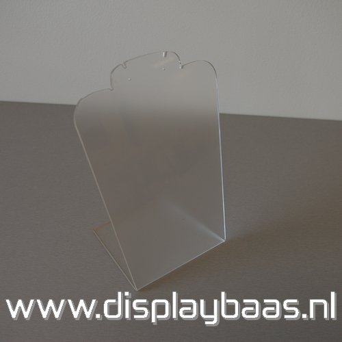 Ketting display, transparant, frost (1 st.) - Klik op de afbeelding om het venster te sluiten